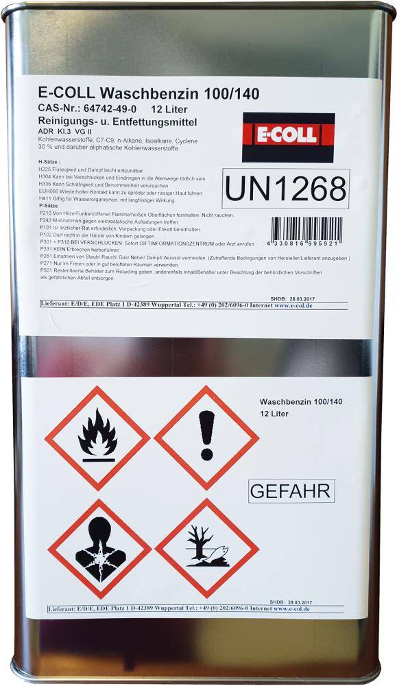 Waschbenzin 12L Kanister Lagerbesorgung - Artikel: 4330816995921