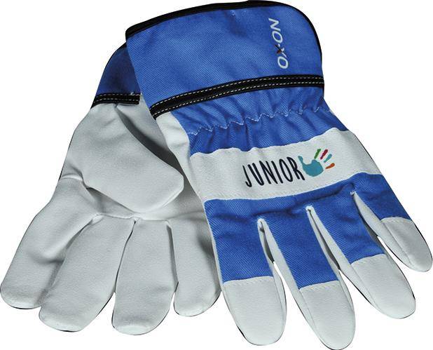 Kinderhandschuh PU / Baumwolle blau 8-10 Jahre - Artikel: 5701952935963