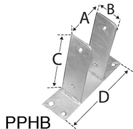 SST Pfostenhalter PPHB70G - Artikel: 5701953362829