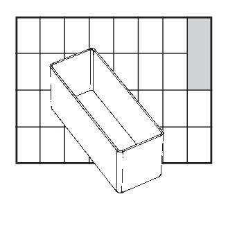A9-2 Facheinsatz transp. H 47x B 39 x T 109 mm