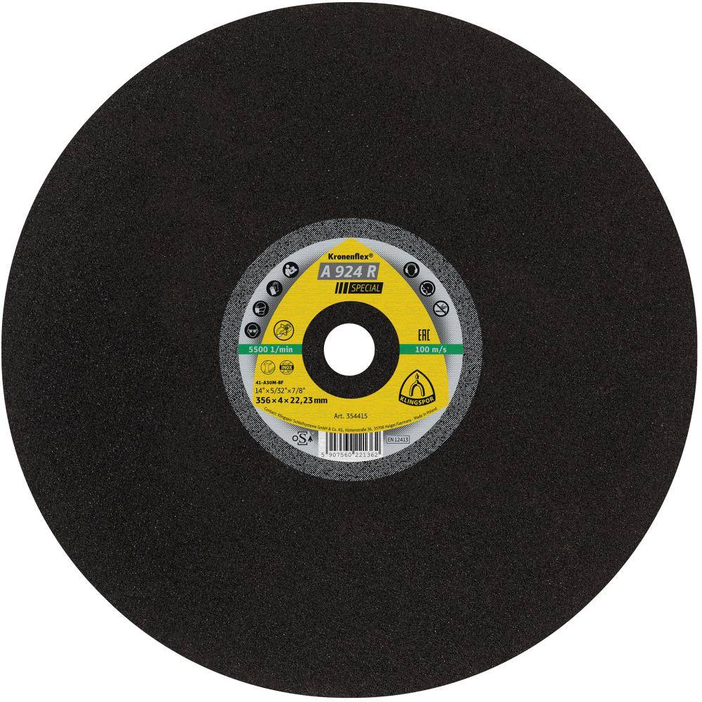 Trennscheibe A924R 356x4x25,4mm gerade Klingspor - Artikel: 5907560221386