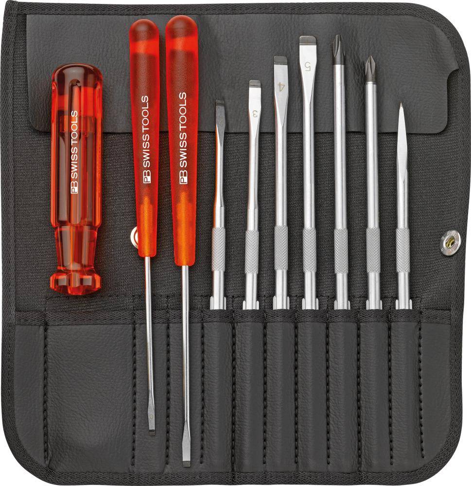 Wechselklingen-Satz 10-teilig in Rolltasche PB Swiss Tools - Artikel: 7610733003181