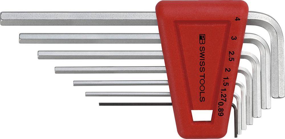 Winkelschraubendreher- Satz im Kunststoffhalter 7-teilig 0,89-4mm PB Swiss Tools - Artikel: 7610733014415