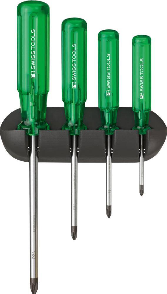 Schraubendreher-Satz 4-teilig PZ im Wandhalter Classic PB Swiss Tools - Artikel: 7610733016099
