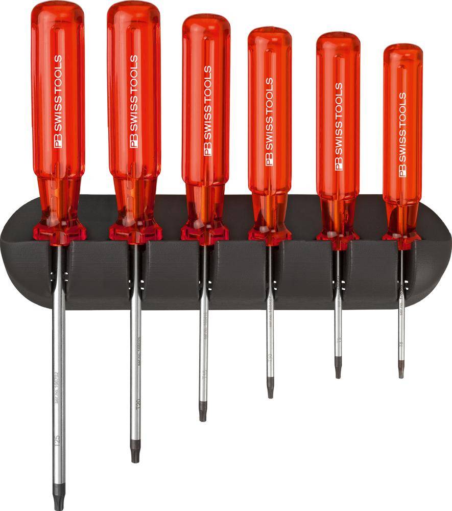 Schraubendreher-Satz 6-teilig Torx im Wandhalter Classic PB Swiss Tools - Artikel: 7610733019106