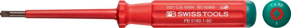Schraubendreher 5180 VDE PZ/S 1x 80mm Classic PB Swiss Tools - Artikel: 7610733066674