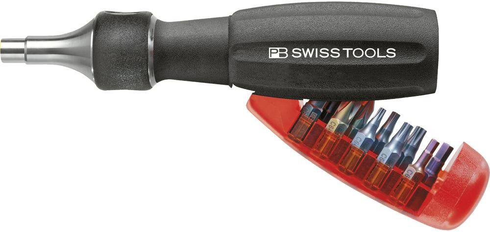 Magazin-Bithalter lang 10-teilig mit Ratsche PB Swiss Tools - Artikel: 7610733241989