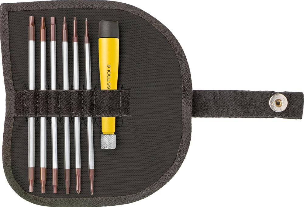 Elektronik- Schraubendreher-Satz ESD mit Wechselklingen 7-teilig PB Swiss Tools - Artikel: 7610733246908