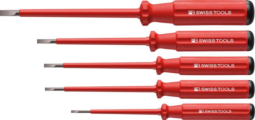 Schraubendreher-Satz VDE 5-teilig Schlitz im Karton Classic PB Swiss Tools - Artikel: 7610733273799