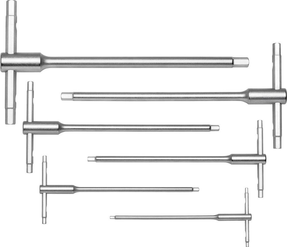 T-Griff-Schraubendreher- Satz mit Gleitgriff 5-teilig 2,5-6mm PB Swiss Tools - Artikel: 7610733281008