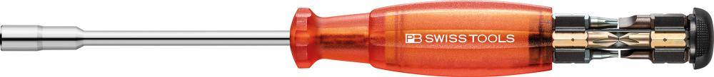 Magazin-Bithalter lang 8-teilig Schlitz, PH, TX PB Swiss Tools - Artikel: 7610733282074