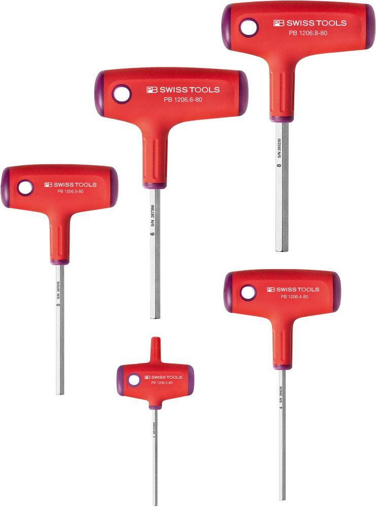 Quergriff-SchraubendreherSatz im Karton 6-teilig 3-10mm PB Swiss Tools - Artikel: 7610733287642