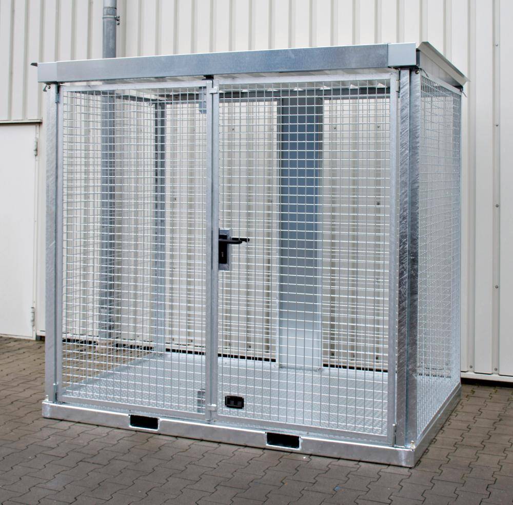 Gasflaschen-Container 2535x1575x2260 mm - Artikel: 7830101625