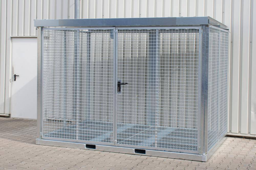 Gasflaschen-Container 3135x2170x2260 mm - Artikel: 7830101633