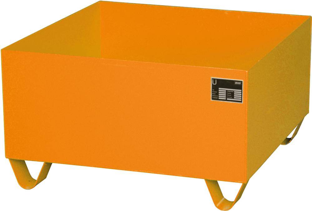 Auffangwanne lackiert orange RAL 2000