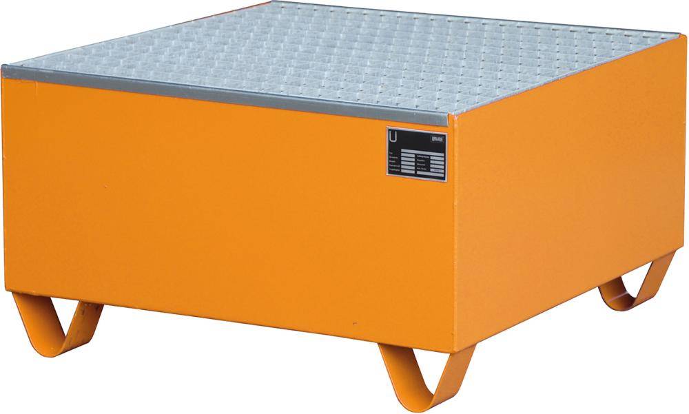 Auffangwanne lackiert orange RAL 2000