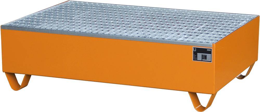 Auffangwanne lackiert orange RAL 2000