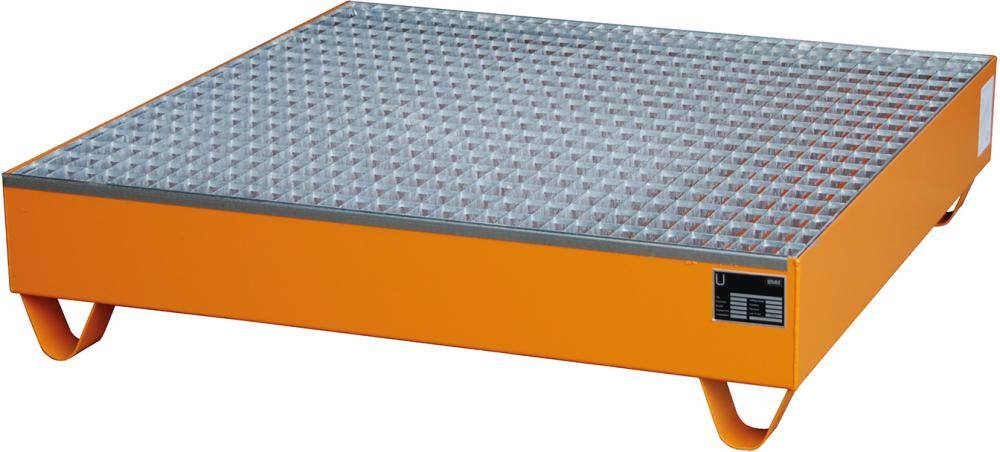 Auffangwanne lackiert orange RAL 2000
