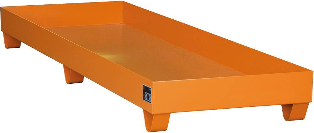 Auffangwanne lackiert orange RAL 2000
