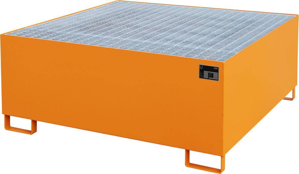 Auffangwanne AW 1000 lackiert orange RAL 2000 - Artikel: 7830102295