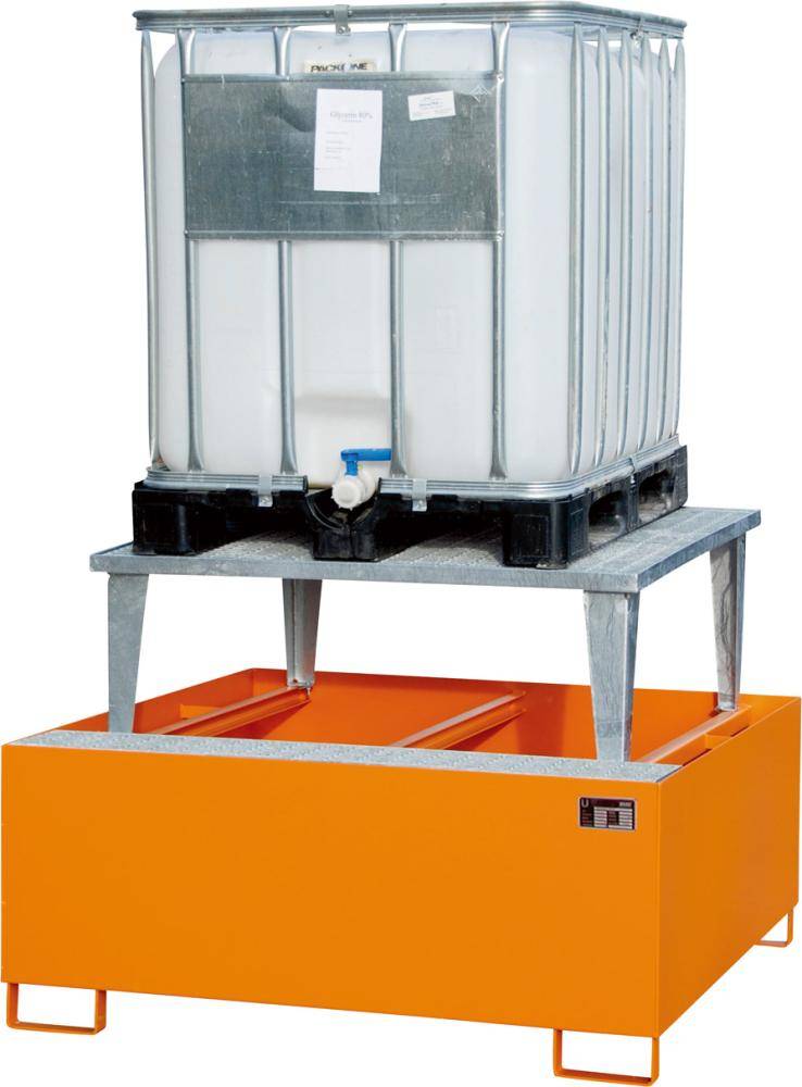 Auffangwanne AWA 1000 lackiert orange RAL 2000 - Artikel: 7830102319