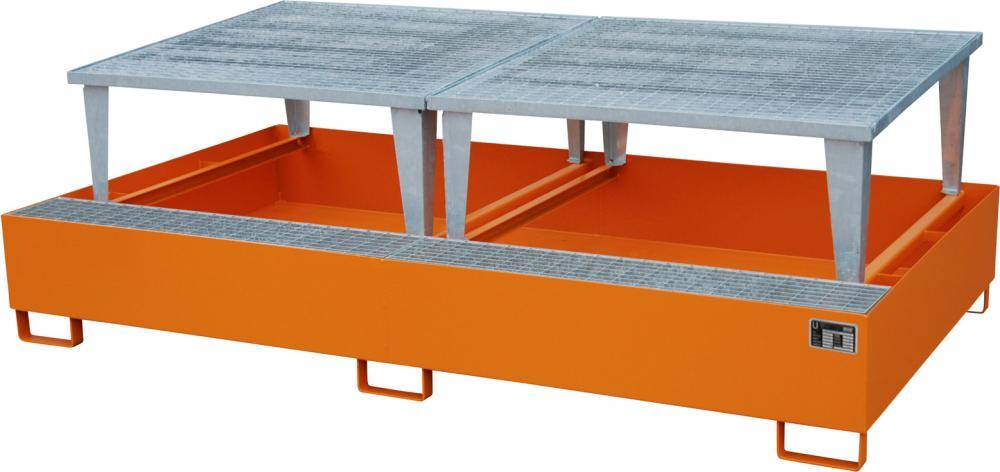 Auffangwanne AWA 1000-2 lackiert orange RAL 2000 - Artikel: 7830102325