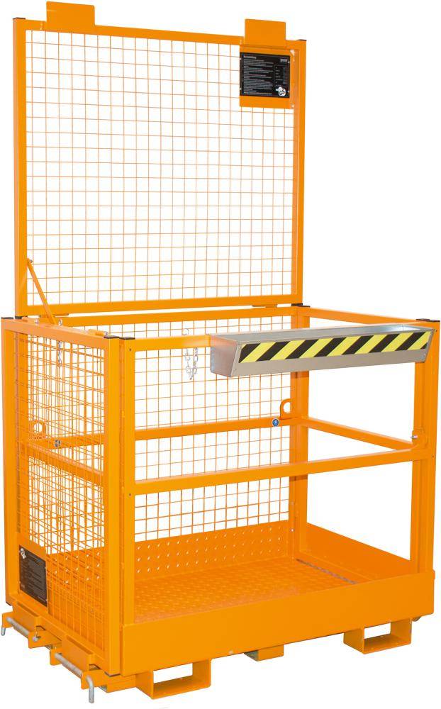 Arbeitkorb für Stapler 2 Personen, 300 kg, Aufnahme beidseitig
