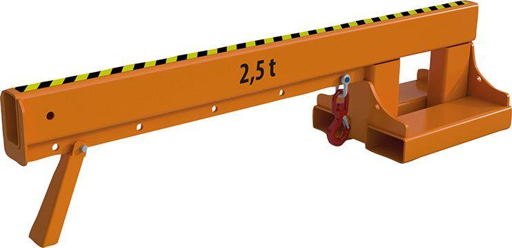 Teleskop-Lader KT-K 2,5 lackiert, Gelborange 2000x490x480mm