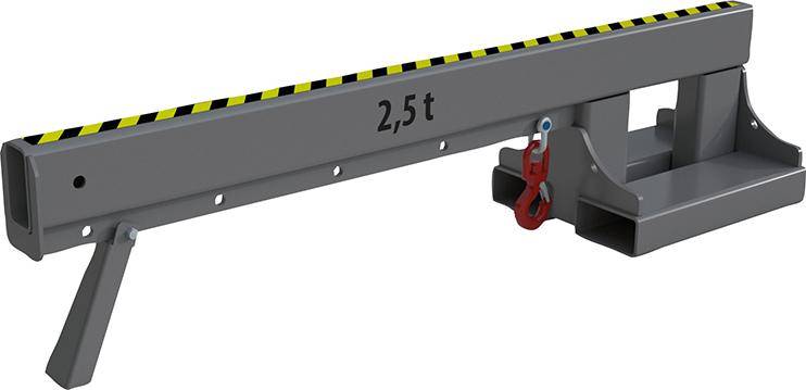 Teleskop-Lader KT-K 2,5 lackiert, Mausgrau 2000x490x480mm