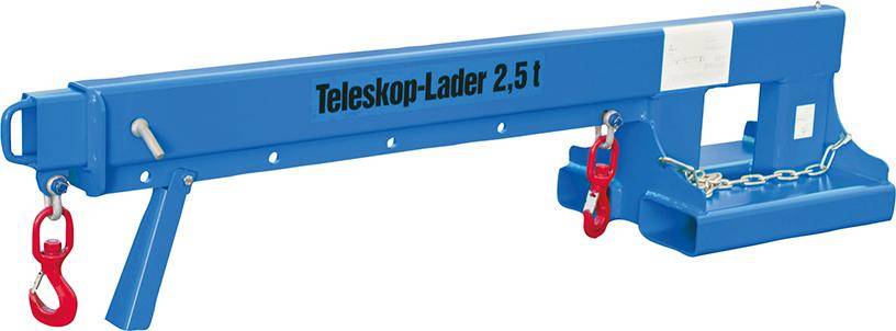 Teleskop-Lader KT 2,5 lackiert, Lichtblau 2160x490x480mm