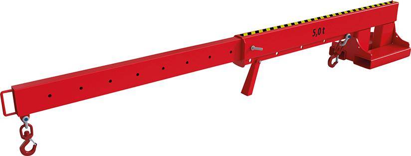 Teleskop-Lader KT 5,0 lackiert, Feuerrot 2160x500x520mm
