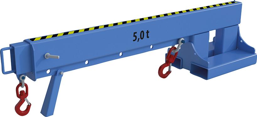 Teleskop-Lader KT 5,0 lackiert, Lichtblau 2160x500x520mm