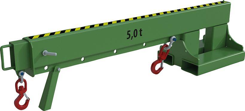 Teleskop-Lader KT 5,0 lackiert, Resedagrün 2160x500x520mm