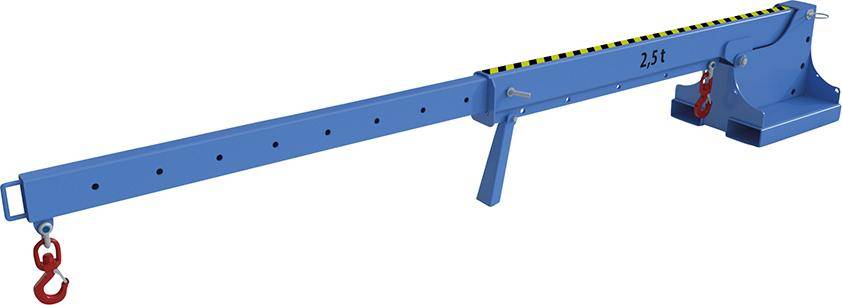 Teleskop-Lader KTH 2,5 lackiert, Lichtblau 2200x540x560mm