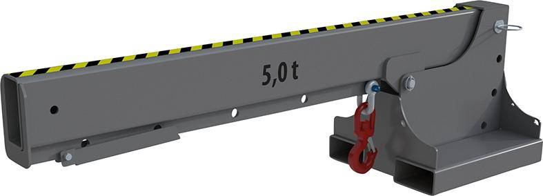Teleskop-Lader KTH-K 5,0 lackiert, Mausgrau 2050x550x600mm