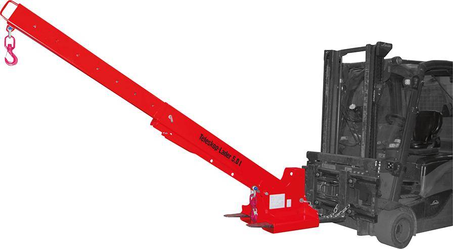 Teleskop-Lader KTH 5,0 lackiert, Feuerrot 2200x550x600mm