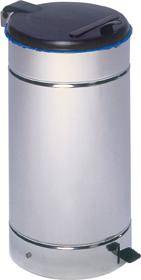 Tretabfallsammler 60l VA KS-Deckel schwa - Artikel: 7830105513