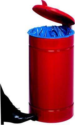 Tretabfallsammler 60l KS-Deckel rot - Artikel: 7830105514