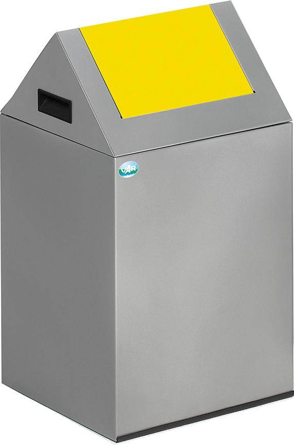 Wertstoffsammelgerät WSG 40 S silber Einwurfklappe gelb - Artikel: 7830105607