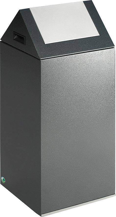 Wertstoffsammelgerät WSG 55 S antik-silber Einwurfklappe silber - Artikel: 7830105612