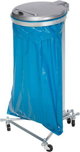 Abfallsammler 120 l verz.fahrbar 4 Rll. KS-Deckel - Artikel: 7830105920