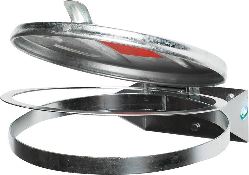 Abfallsammler verzinkt Wandbefestigung KS-Deckel - Artikel: 7830105924