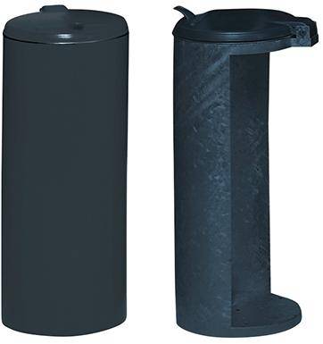 Abfallsammler 120l anth. H 900 mm KS-Deckel - Artikel: 7830106072