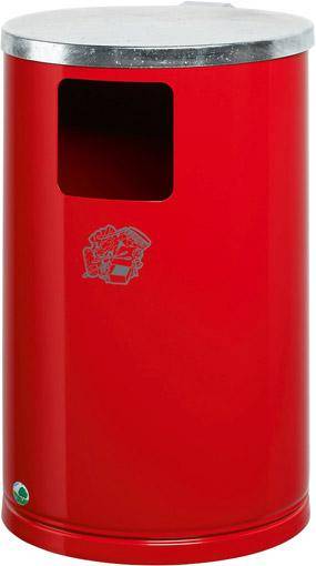 Abfallsammler 30 l rot verschließbar - Artikel: 7830106374