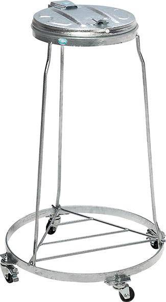 Abfalls. verz. fahrbar H 1020 mm Metalldeckel - Artikel: 7830109042