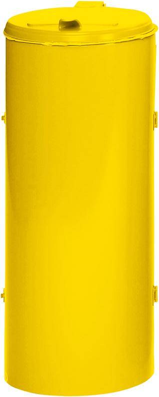 Abfallsammler mit Tür 120 l gelb H 900 mm - Artikel: 7830109057