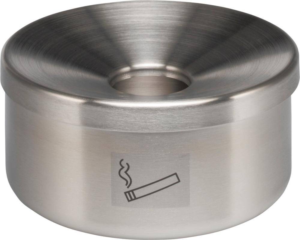 Tischascher Edelstahl H 50 mm D 150 mm - Artikel: 7830109270