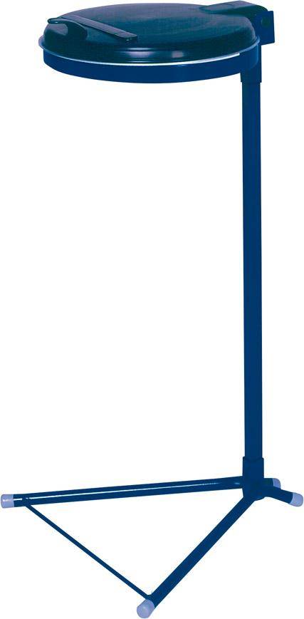 Abfallsammler 120 l blau 4 Standfüße KS-Deckel - Artikel: 7830109306