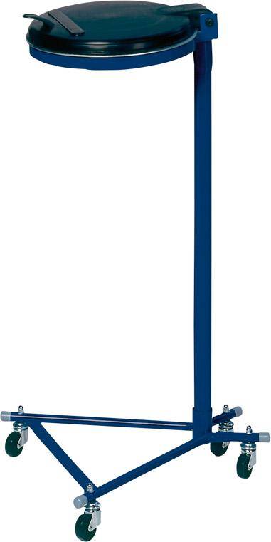 Abfallsammler 120 l blau fahrbar 4 Rll. KS-Deckel - Artikel: 7830109311