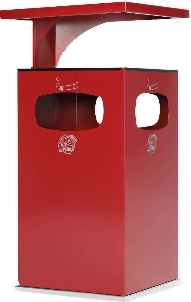 Kombi-Ascher rot 3fach 72l incl. Inneneimer - Artikel: 7830116290